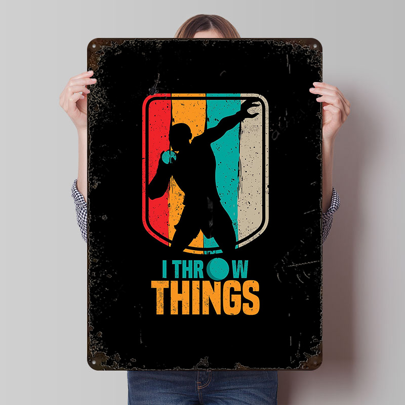 Shot Put Metal - Funny Shot Put Gift Idea Tin