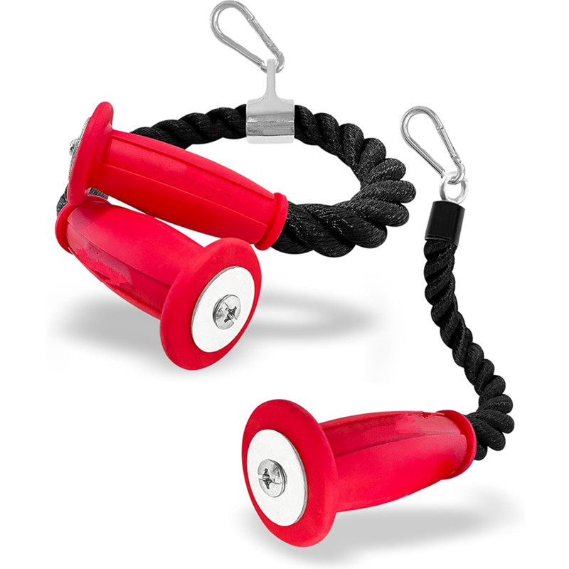 Sports Equipment List - Ergonomic Tricep Ropes Non-Slip Cable Attachment
