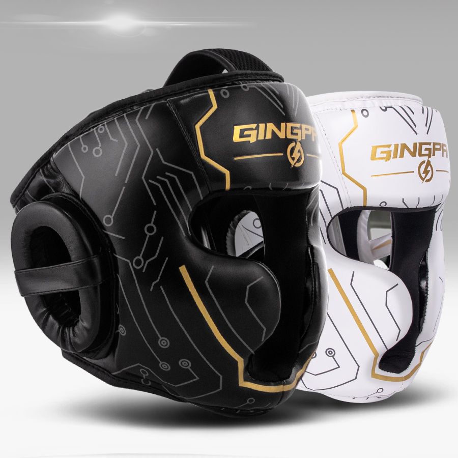 Sports Equipment For Kids - Full-covered Pu Boxing Helmet Kids Adults