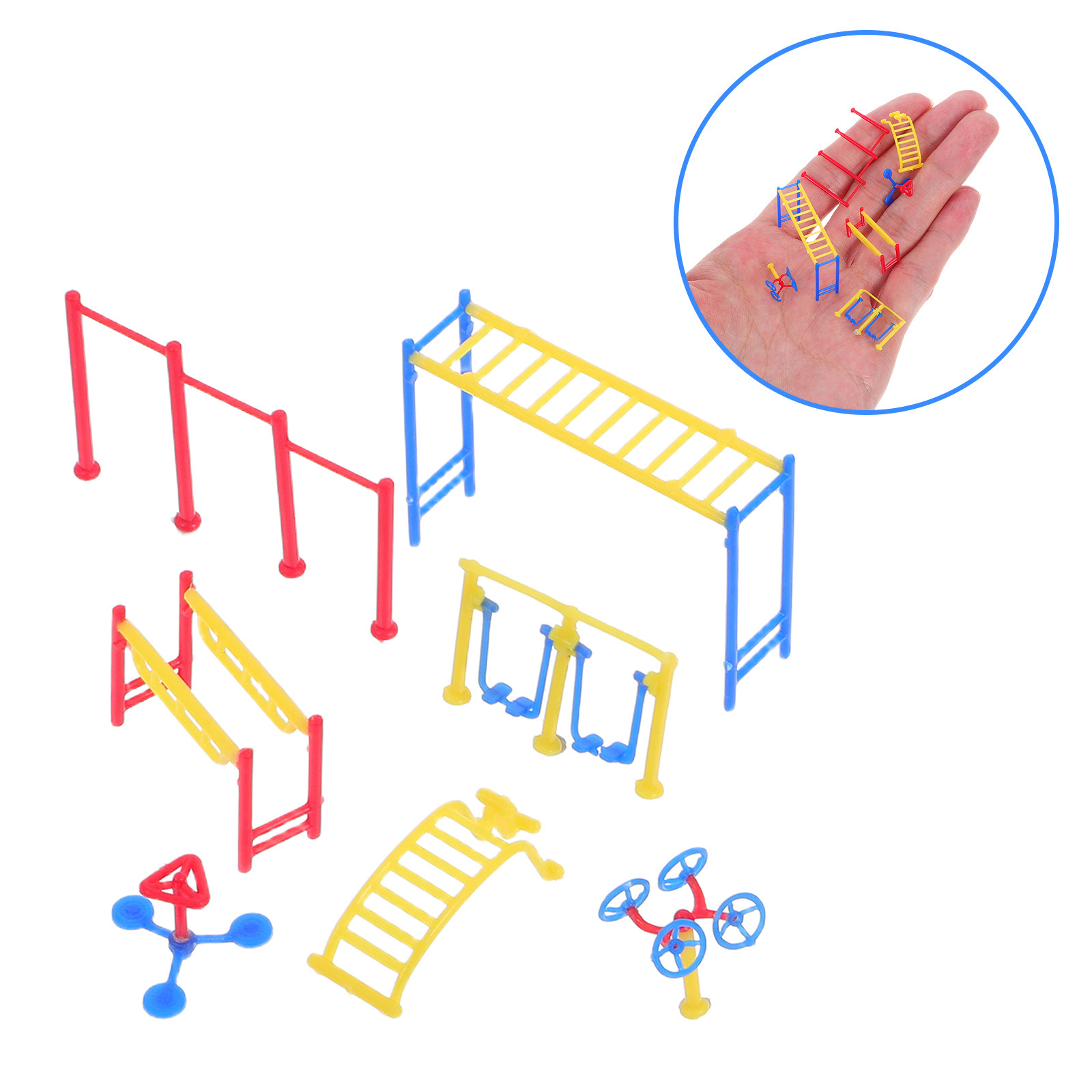 Sports Equipment Gym - 1Set Miniature Plastic Outdoor Sports Equipment
