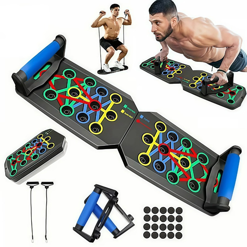 Sports Equipment List - Foldable Push Up Board with Resistance
