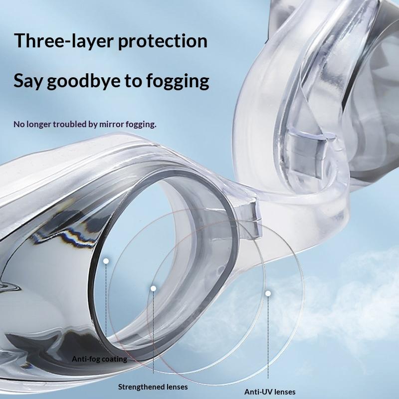 1PC Silicone Goggle HD Waterpr - Swimming Goggles Anti Fog 评论和价格