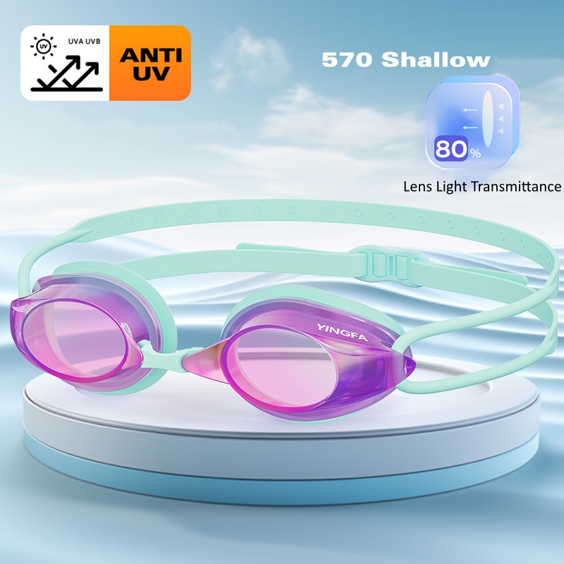 Unisex Racing Swim Goggles - A - Swimming Goggles Anti Fog 评论和价格