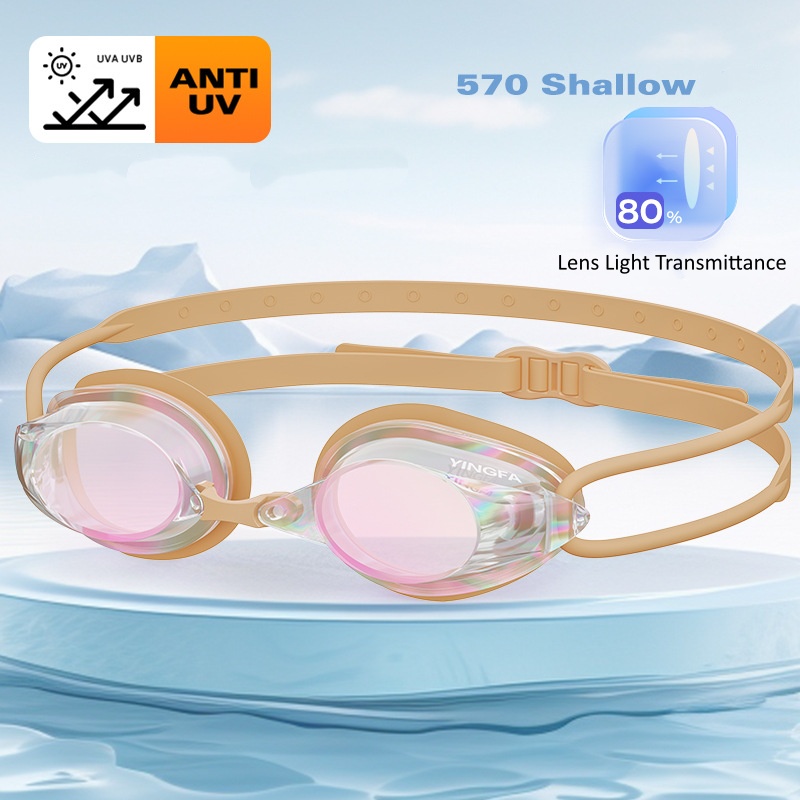 Unisex Racing Swim Goggles - A - Swimming Goggles Anti Fog 评论和价格