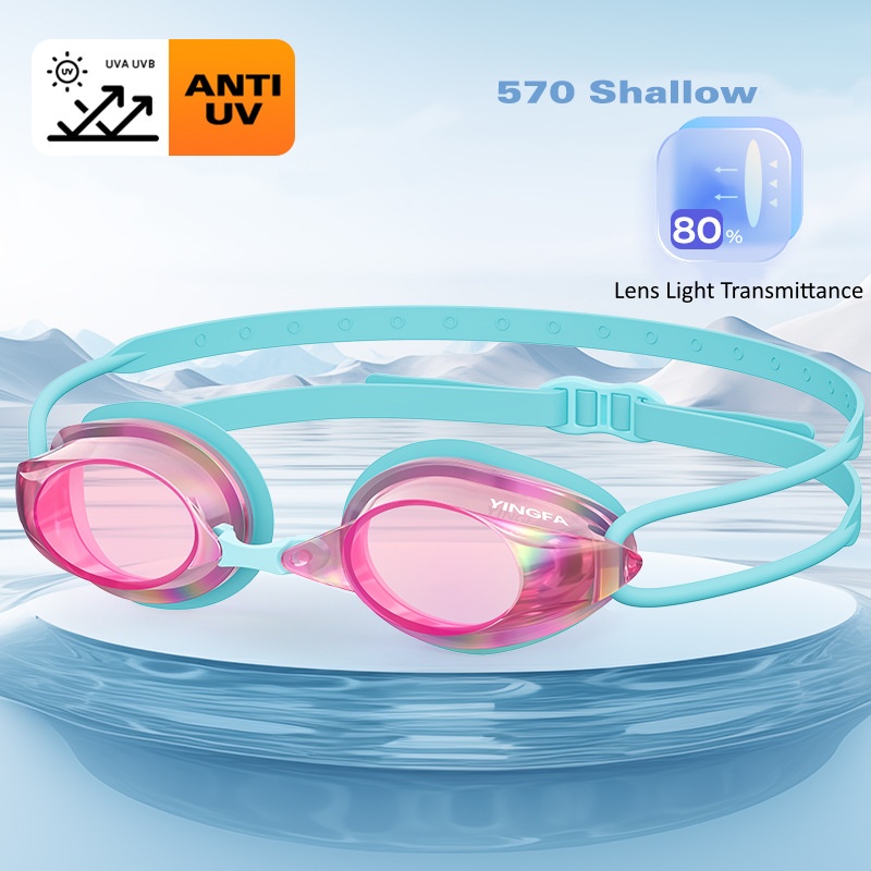 Unisex Racing Swim Goggles - A - Swimming Goggles Anti Fog 评论和价格