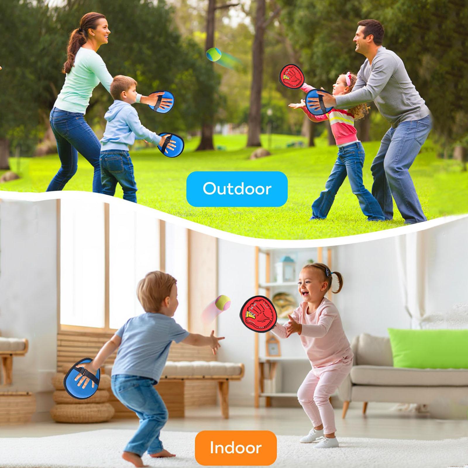 4Set Kids Sucker Sticky Ball T - Sports Equipment For Kids 评论和价格