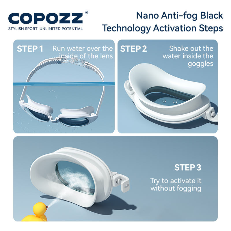 COPOZZ Myopia Swimming Goggles - Swimming Goggles Anti Fog 评论和价格