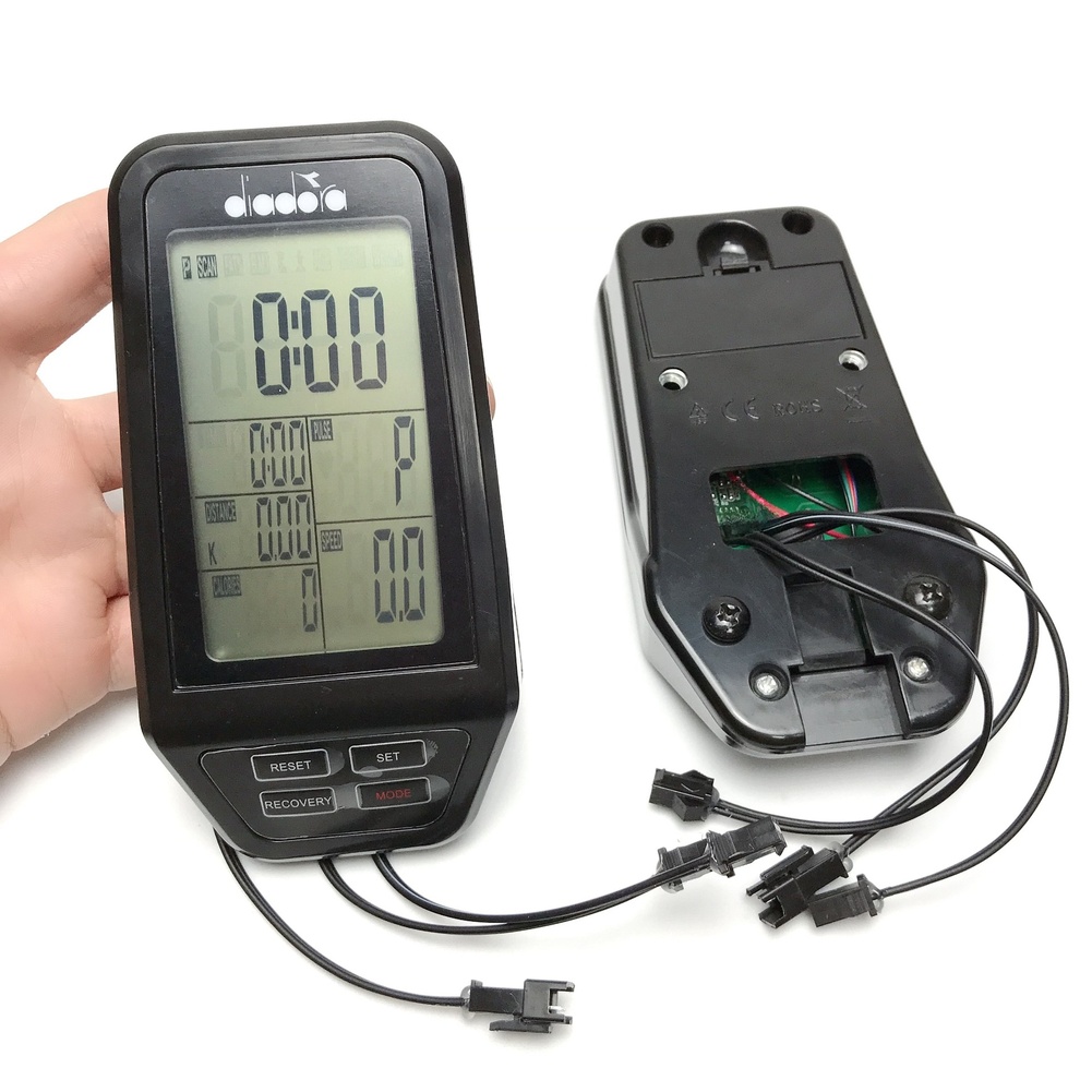 Black Exercise Bike Computer D - Sports Equipment List 评论和价格