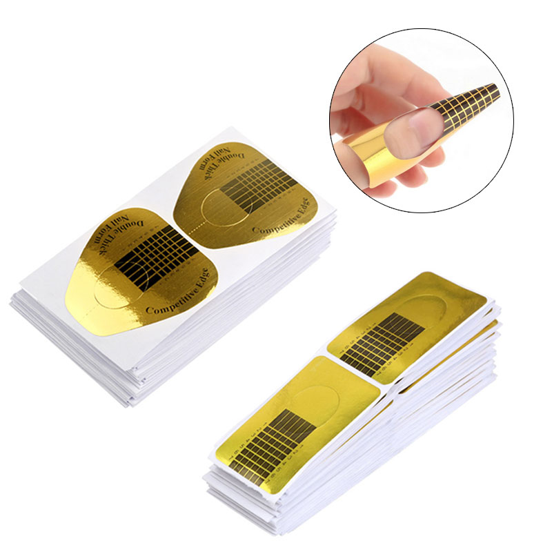 100Pcs/Pack French Nail Form T - Horseshoe Game Set 评论和价格