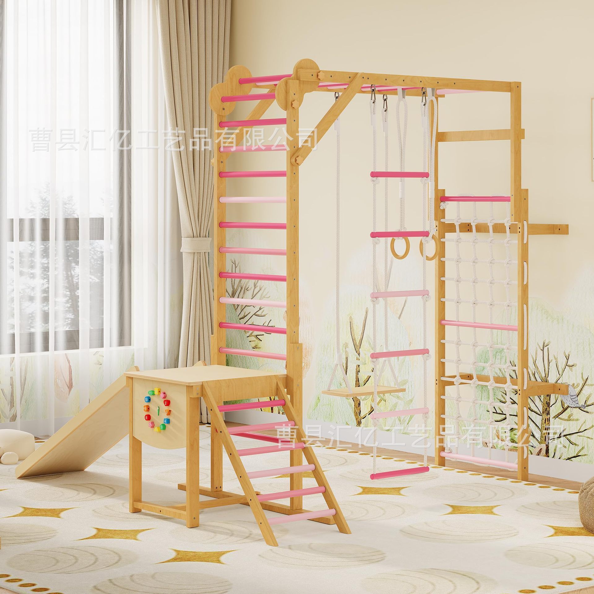 Indoor Solid Wood Kids Physica - Sports Equipment For Kids 评论和价格
