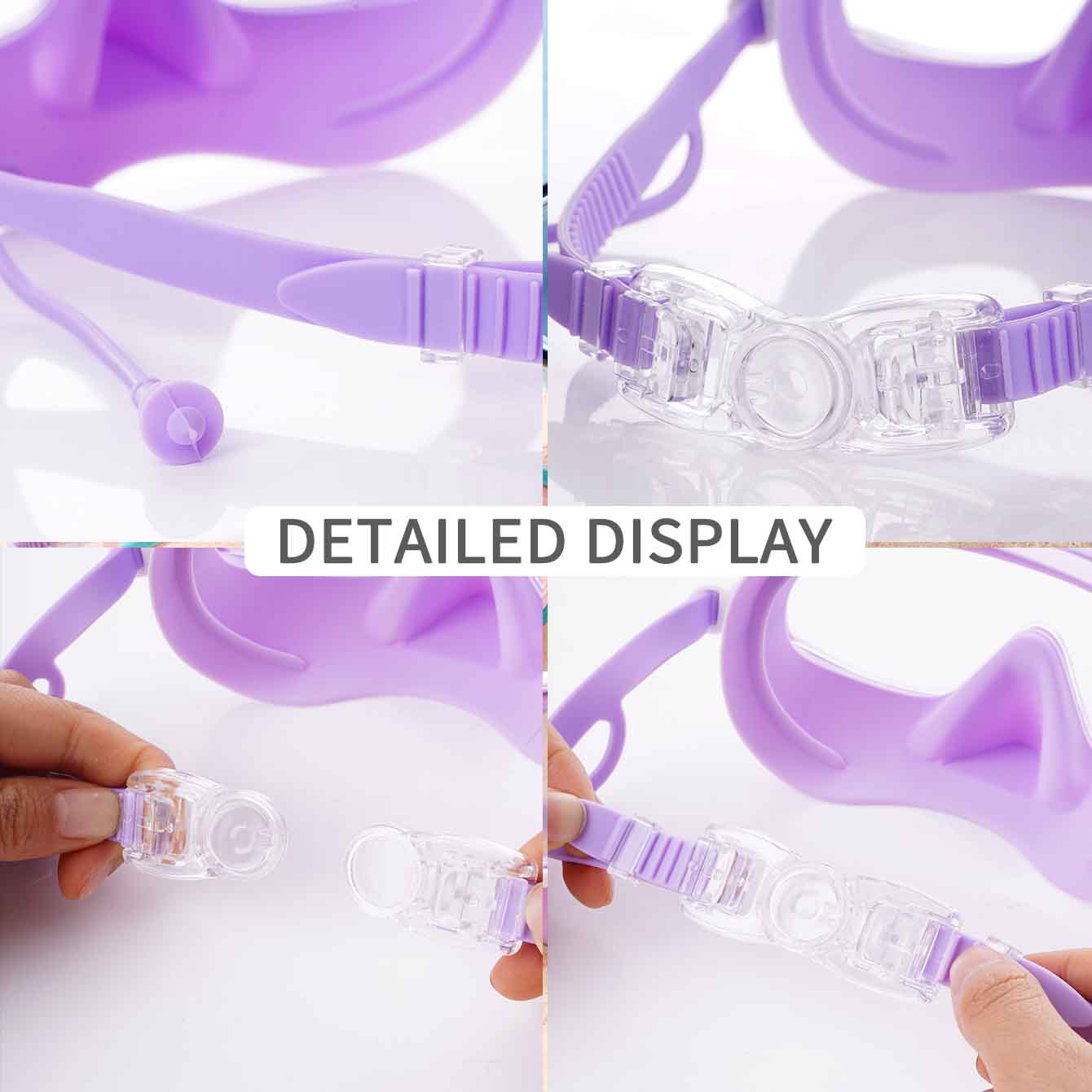 High Definition Anti-Fog Kids  - Swimming Goggles Anti Fog 评论和价格