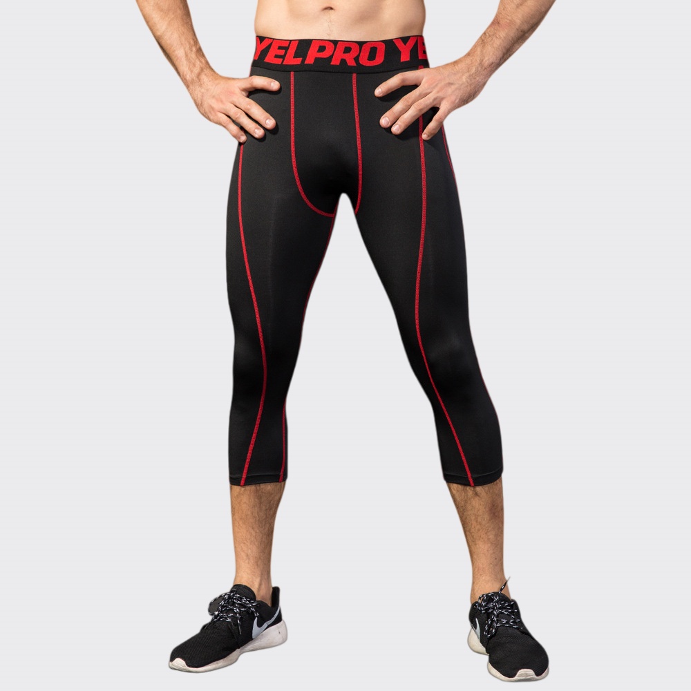 Men Compression Fitness Leggin - Sports Equipment Gym 评论和价格