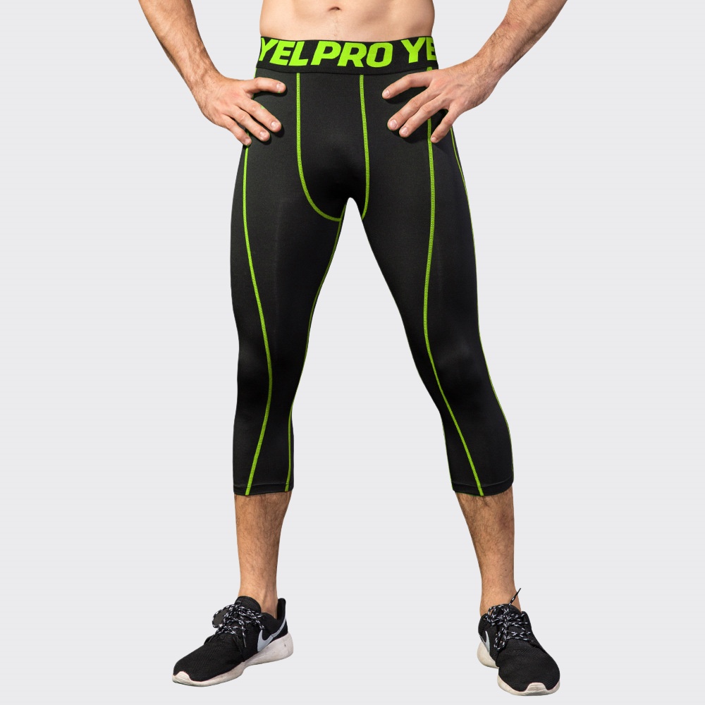 Men Compression Fitness Leggin - Sports Equipment Gym 评论和价格