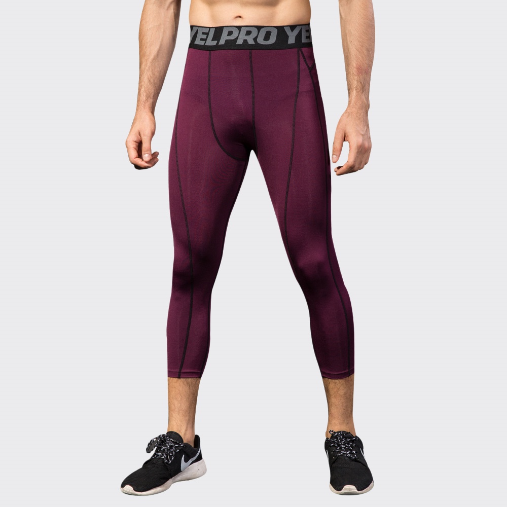 Men Compression Fitness Leggin - Sports Equipment Gym 评论和价格
