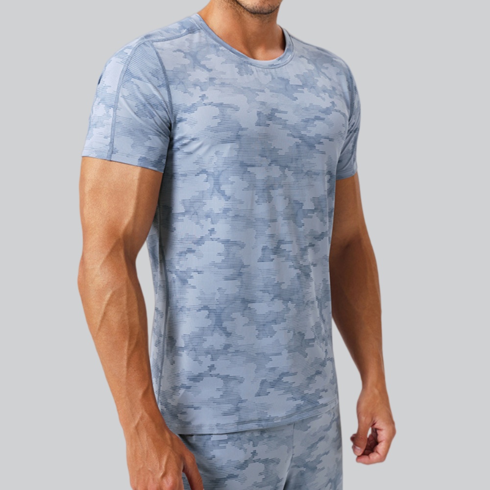 Men's Round Neck T-Shirt Sport - Sports Equipment Gym 评论和价格