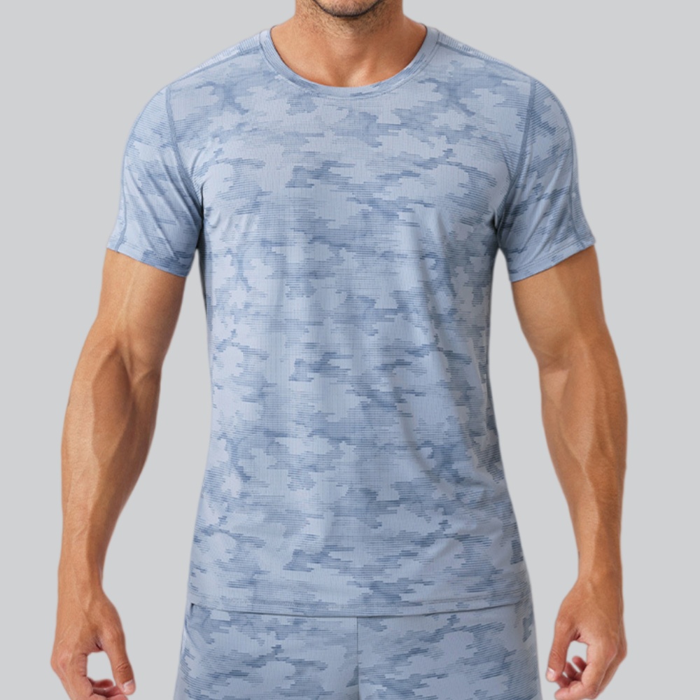 Men's Round Neck T-Shirt Sport - Sports Equipment Gym 评论和价格