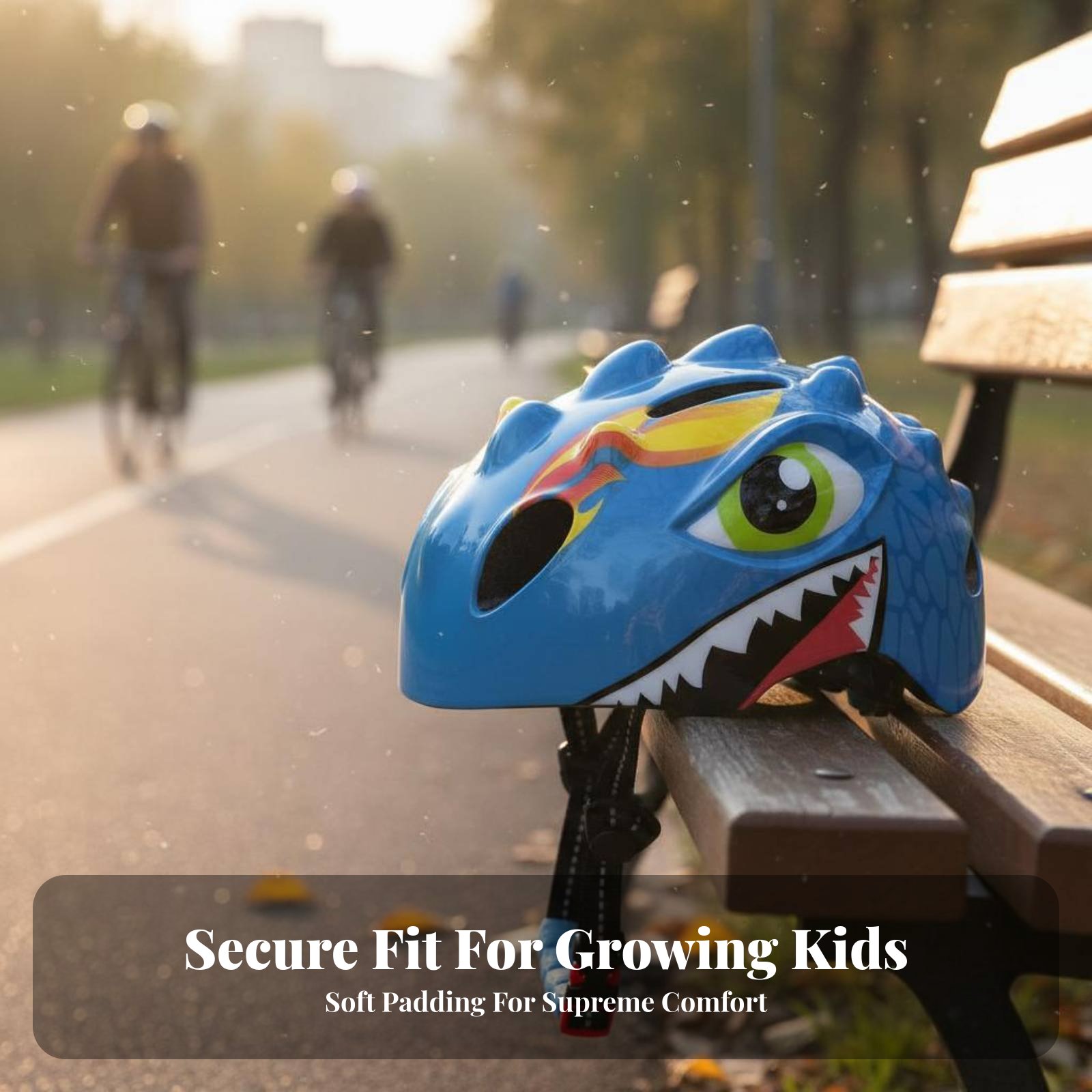 Cartoon Dinosaur Helmet Versat - Sports Equipment For Kids 评论和价格
