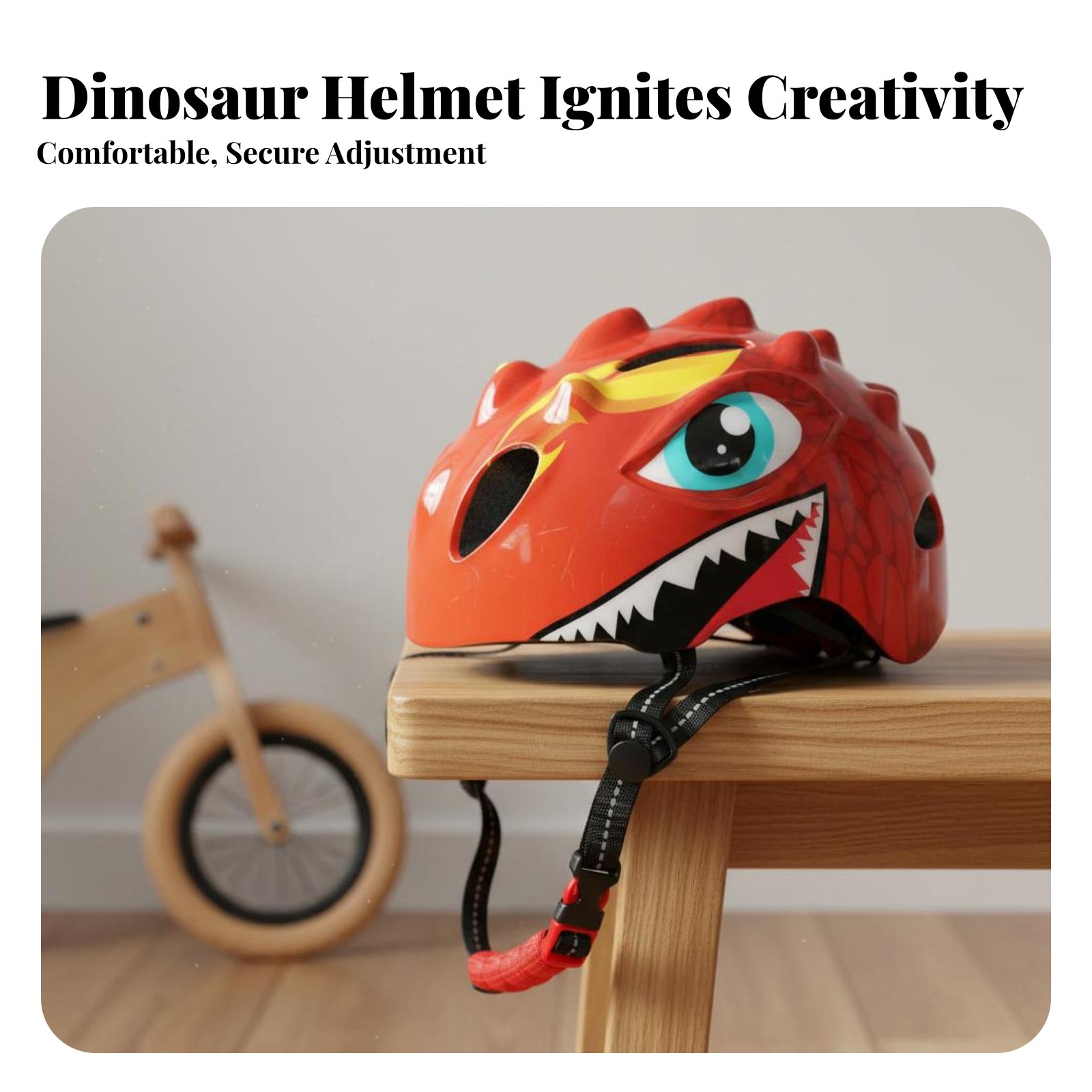 Cartoon Dinosaur Helmet Versat - Sports Equipment For Kids 评论和价格