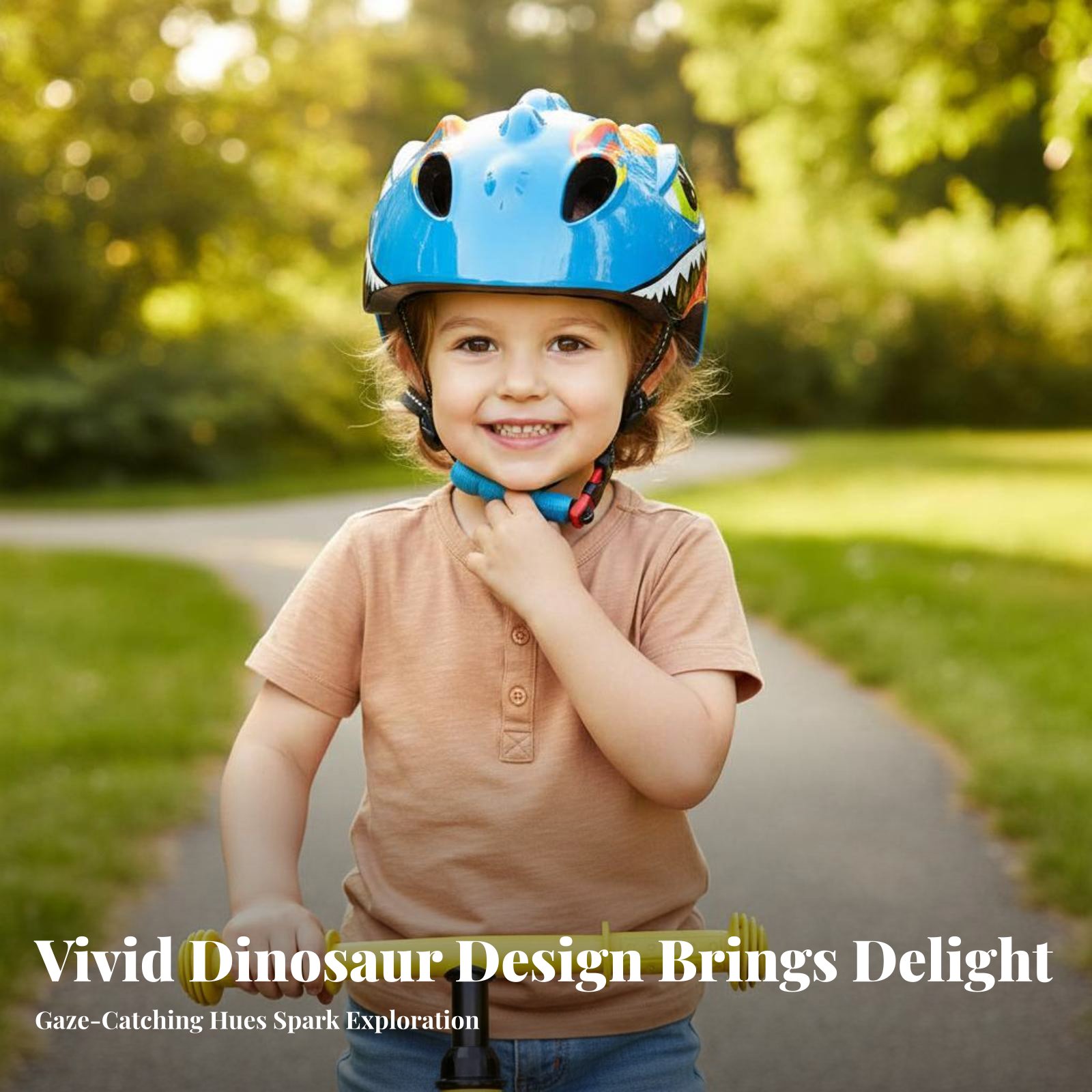 Cartoon Dinosaur Helmet Versat - Sports Equipment For Kids 评论和价格