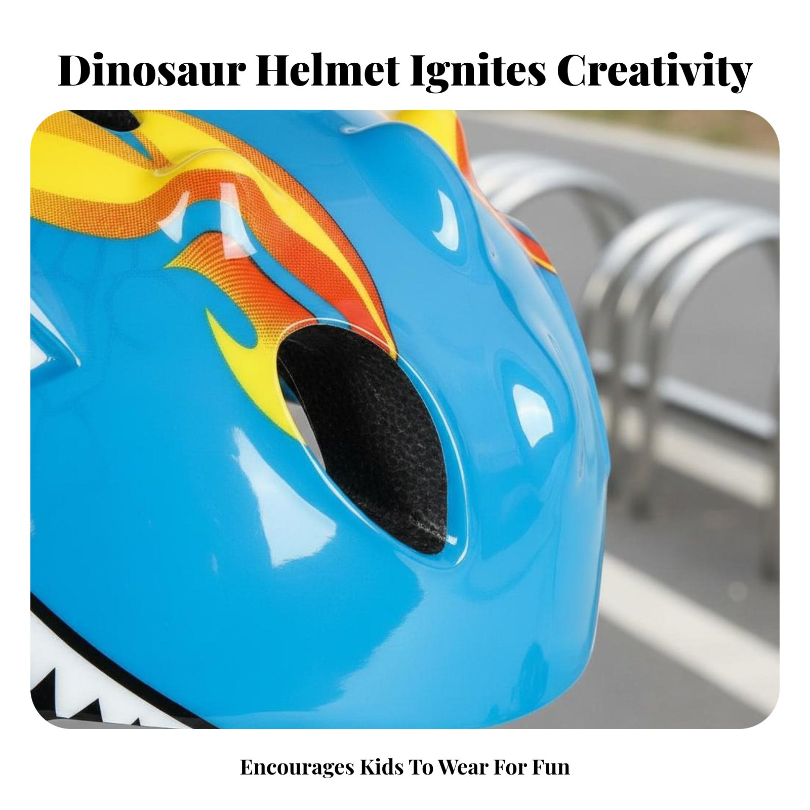 Cartoon Dinosaur Helmet Versat - Sports Equipment For Kids 评论和价格