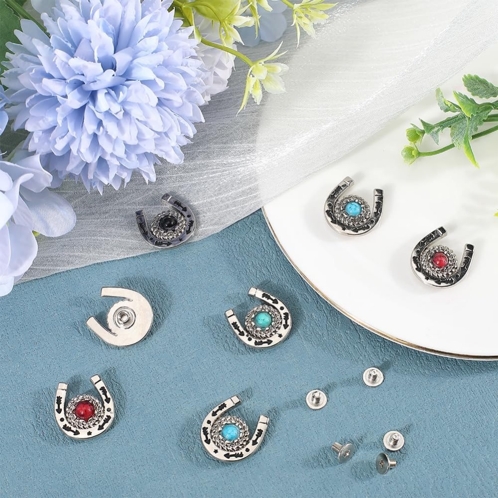1 Box 8 Sets Horseshoe Screw B - Horseshoe Game Set 评论和价格