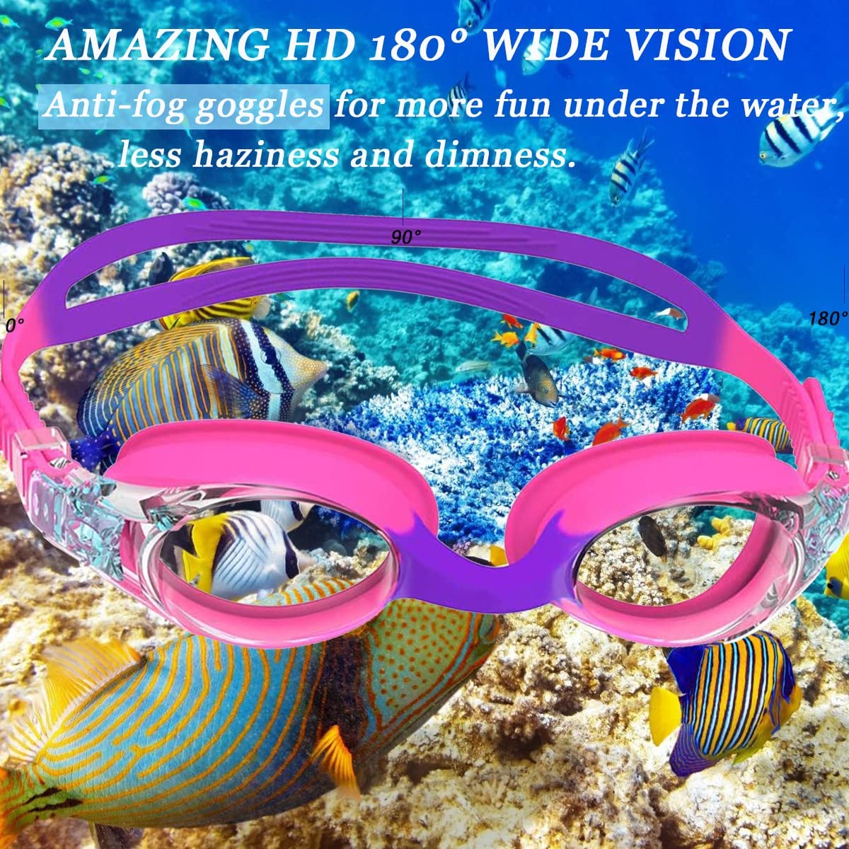 Swimming Goggles For Kids Yout - Swimming Goggles Anti Fog 评论和价格