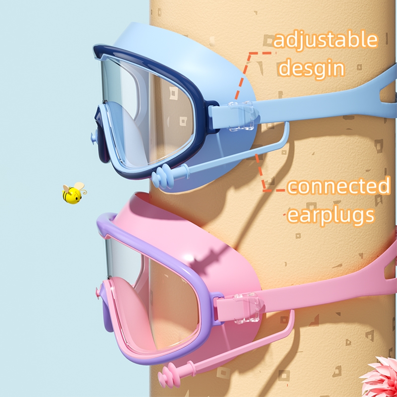Kids Swimming Goggles Big Fram - Swimming Goggles Anti Fog 评论和价格