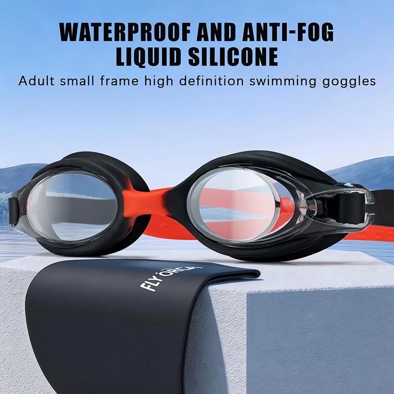 Men Women Small Frame Silicone - Swimming Goggles Anti Fog 评论和价格
